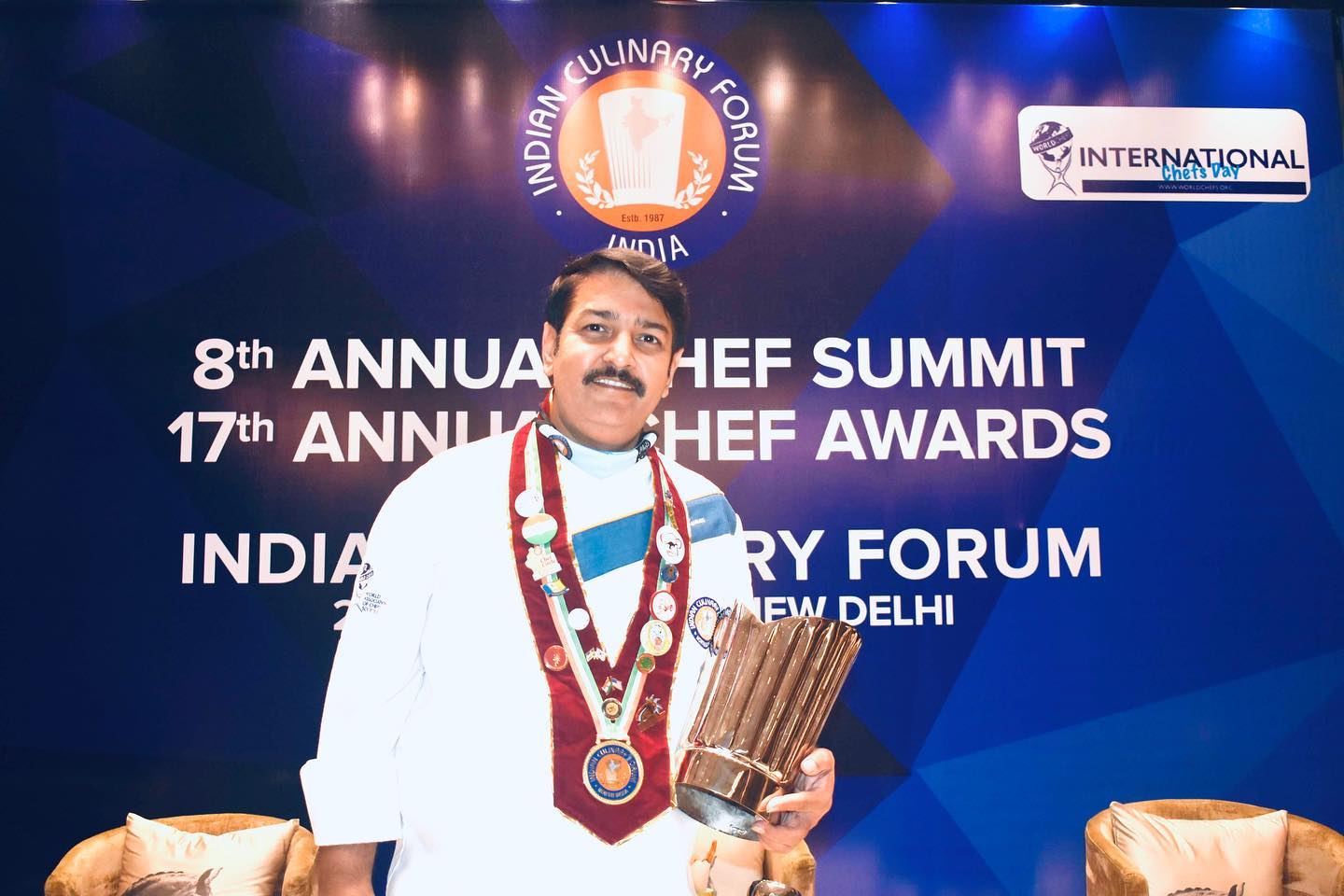 Chef Vinod Silver Hat Awardee